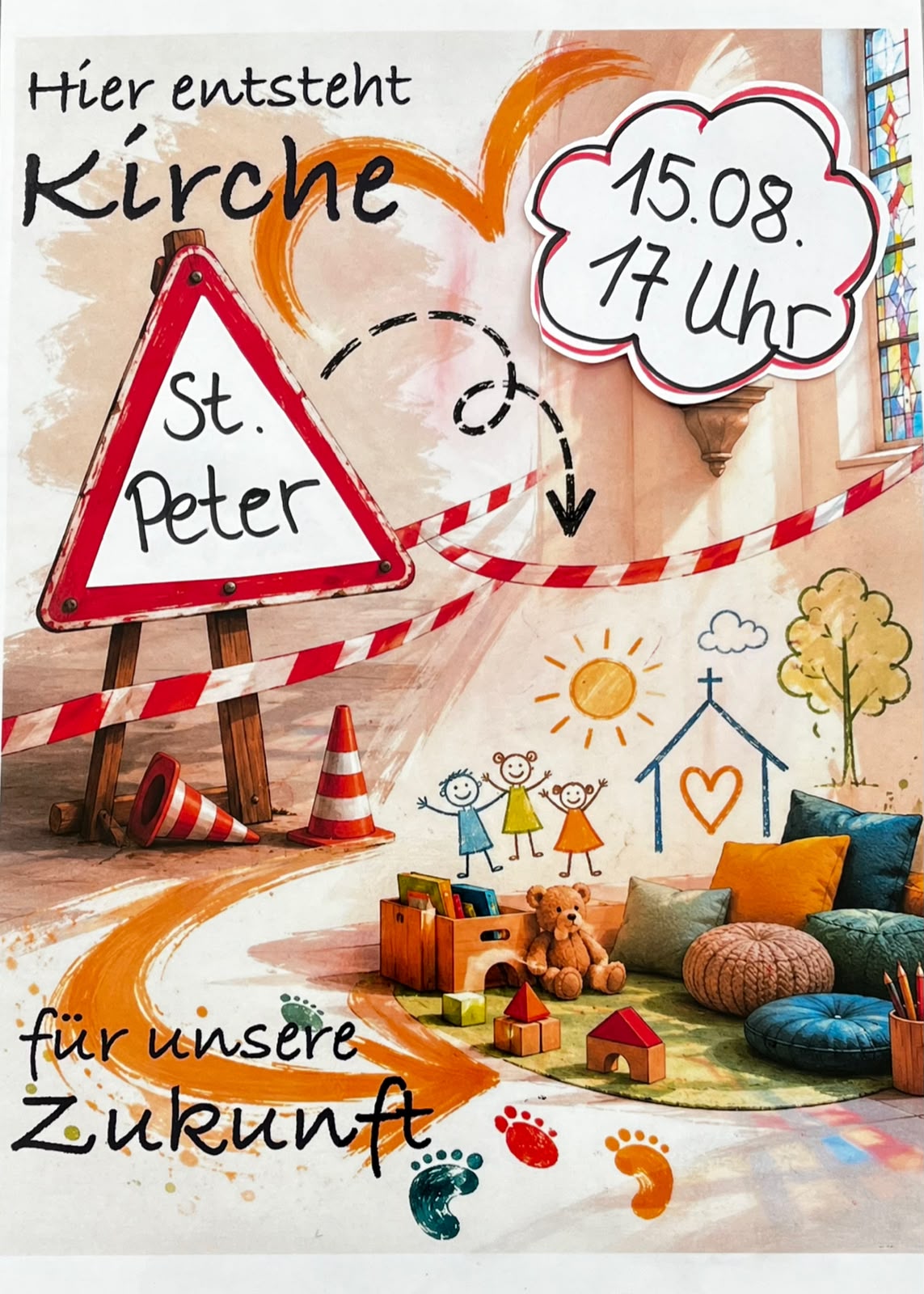 Einladung zum Familiengottesdienst in St. Peter am 15.08.2026, 17:00 Uhr