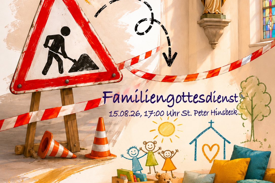 Einladung zum Familiengottesdienst in St. Peter Hinsbeck
